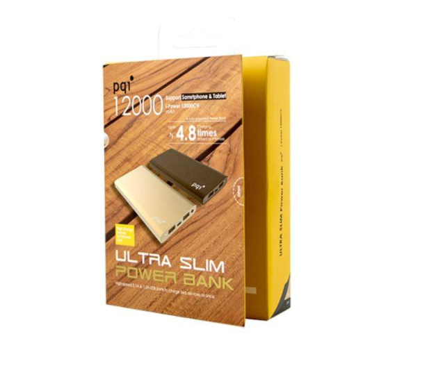 PQI Power Bank 12000 mAh Złoty - 333676 - zdjęcie 3